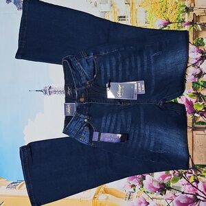 Special One Los Angeles High Waist Dark Blue Flare Jeans Size 3 New